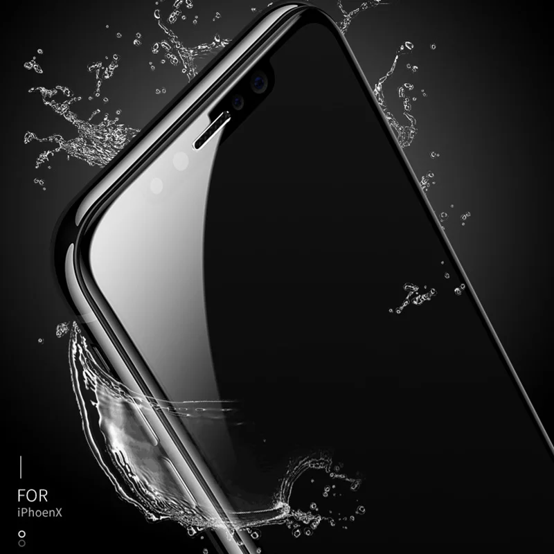 Закаленное стекло с полным покрытием для iPhone 8X7 Plus защитная пленка экрана премиум