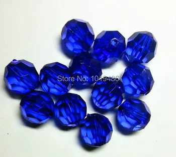 

Royal blue color 20MM Acrylic Faceted Beads 115pcs/lot Transparent Round Bicone Hexagon Beads for Chunky Necklace!!