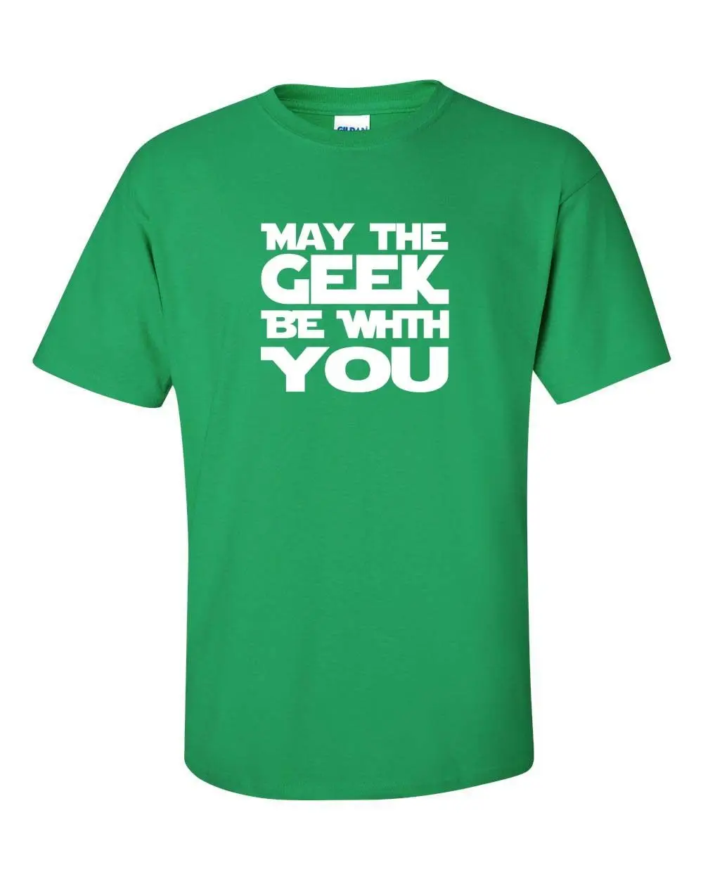 Пусть GEEK Be with YOU Star Wars Force Вейдер смешной Ботан Мужская футболка 672 Футболка с