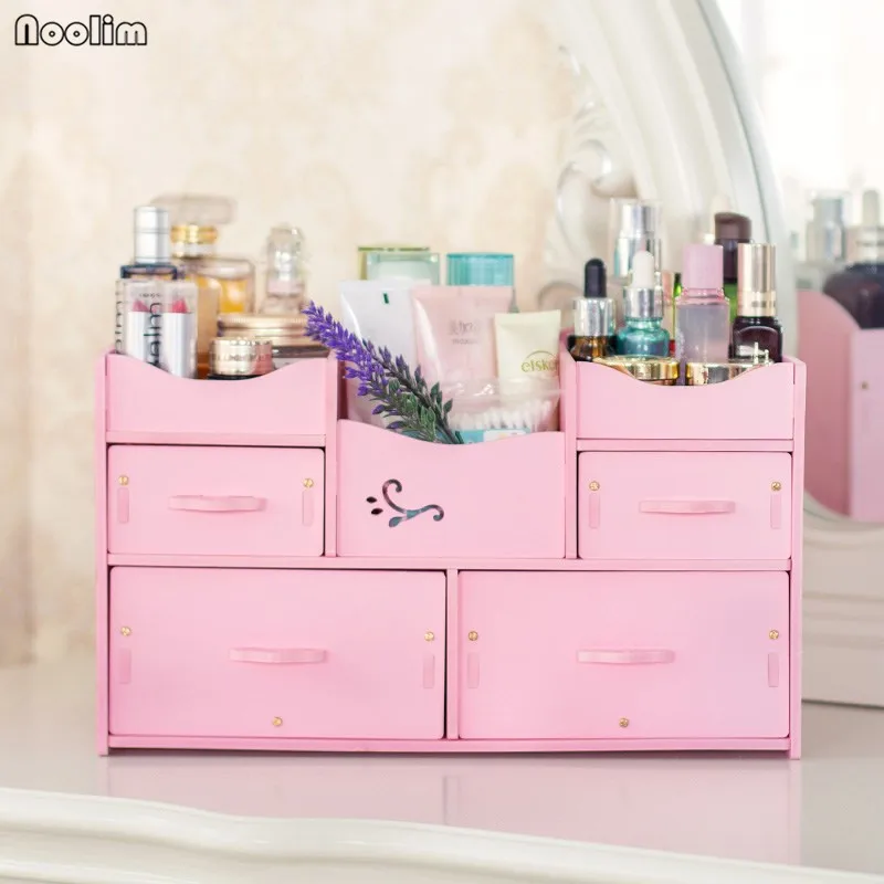 NOOLIM Plastic Makeup Organizer Waterproof Cosmetic Container Jewelry