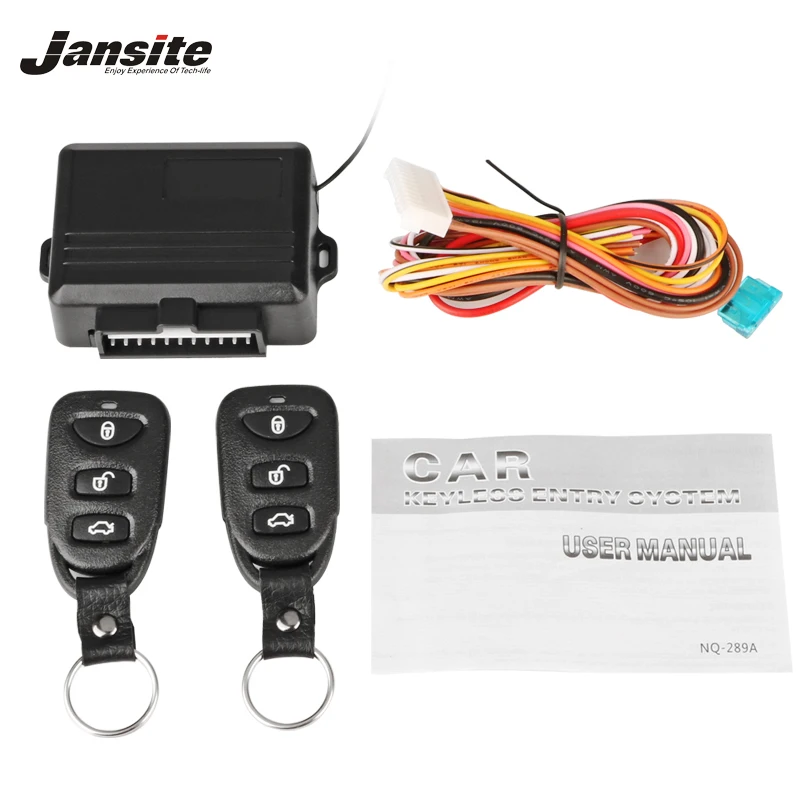 

Jansite Universal Car Auto Remote Central Kit Door Lock Locking Smart car Keyless Entry System Locking with Remote Control