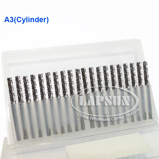 20pcs 1/8" 3mm Tungsten Carbide Burr Rotary Cutter files Points Drill