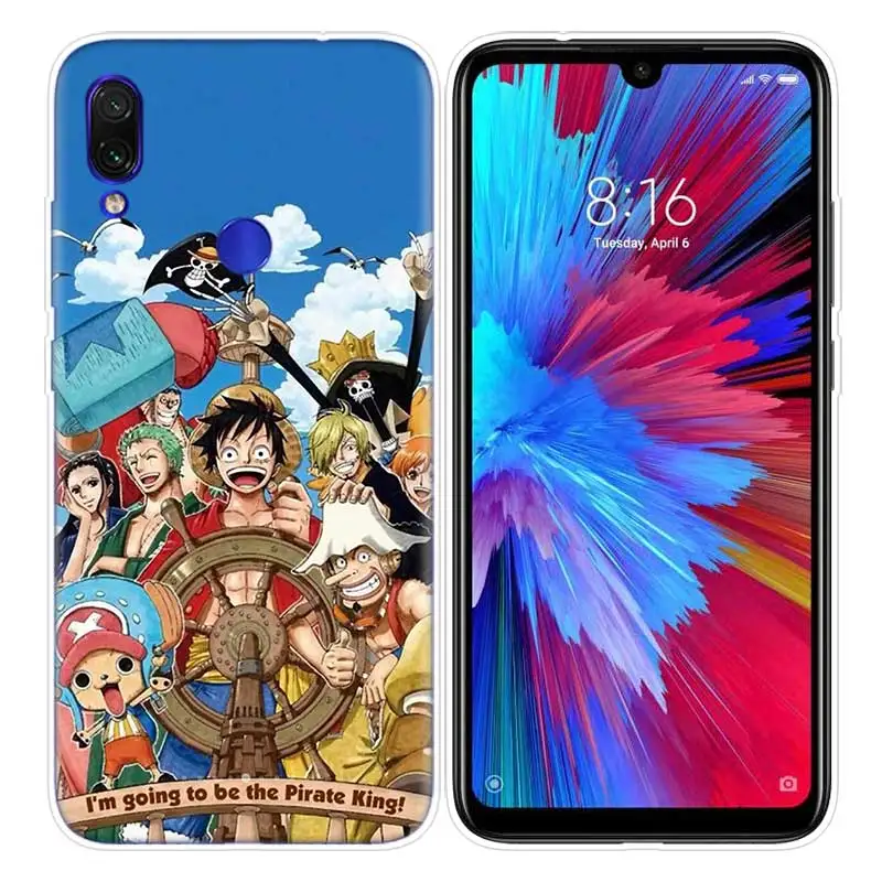 Цельный чехол для Xiao mi Red mi Note 7 7S K20 Y3 GO S2 6 6A 7A 5 Pro mi Play 9T A1 A2 8 Lite Poco F1 Аниме Силиконовые чехлы для телефонов - Цвет: 09