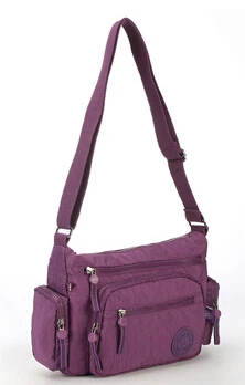 Модные женские сумки-мессенджеры TEGAOTE, сумка через плечо, нейлоновая Водонепроницаемая женская сумка на плечо, дизайнерские женские сумки 954 - Цвет: purple