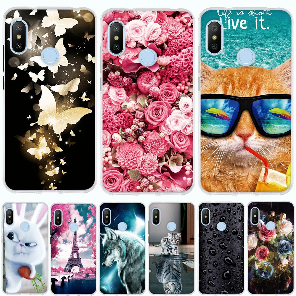 

Case For Xiaomi Redmi 6A 5A 4A Case Silicone TPU Fundas For Xiaomi Redmi Note 4 4X Case Back Cover For Xiaomi Redmi 5 6 Pro Case