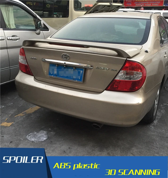 

For Camry 2.4 Spoiler High Quality Camry ABS Material Car Rear Wing Primer Color Camry Rear Spoiler For Toyota Camry 2.4 Spoiler