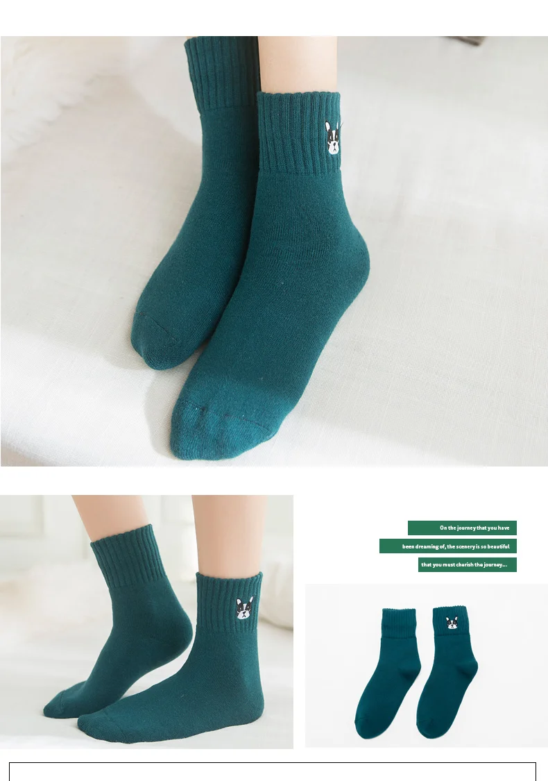 Зимние Утепленные теплые женские хлопковые носки с героями мультфильмов носки для полотенец японские милые махровые теплые кашемировые