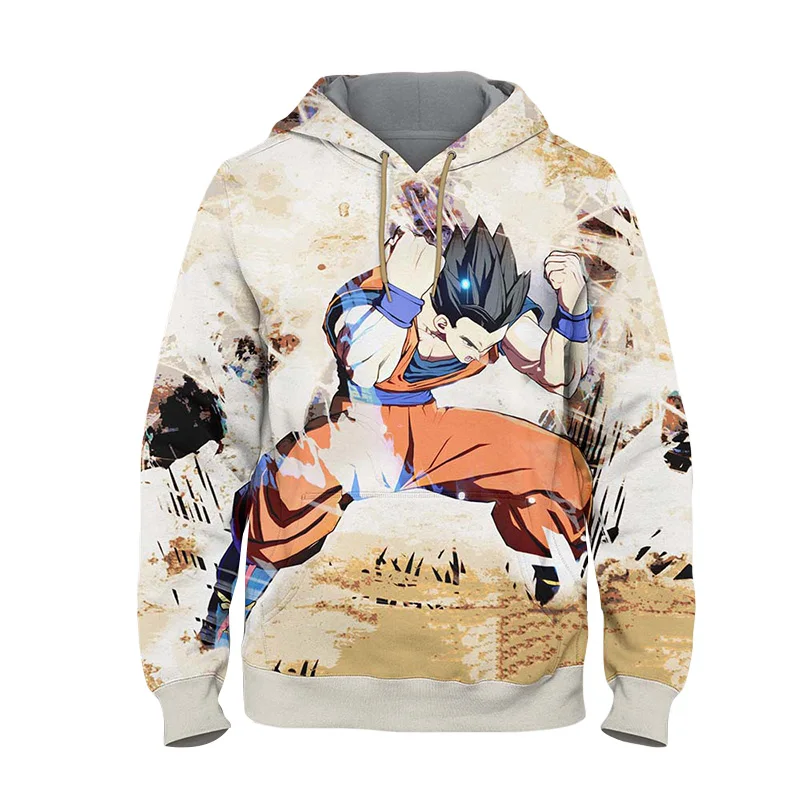 

YOUTHUP New Arrival Dragon Ball 3D Full Printed Anime Men's Hoodies Sweatshirts Pullovers Long Sleeve Male Hoodies Sweatshirts
