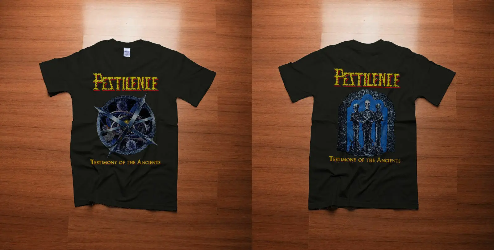 Pestilence 1991 OG Band TOP черная металлическая рубашка с принтом в виде Баллиста