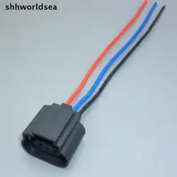 Shhworldsea 15 шт. Бесплатная доставка Пластиковые H13 9008 3 pin автомобиль лампа гнездо, h13 Авто держатель лампы, h13 автомобильной разъем