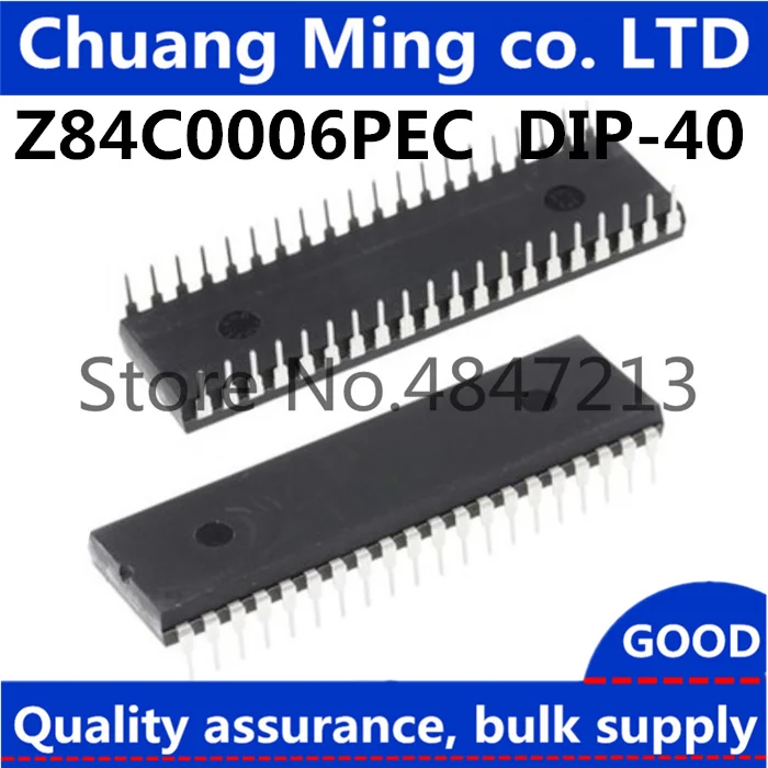 

1pcs/lot Z84C0006PEC Z80 CPU DIP-40 In stock, in large supply