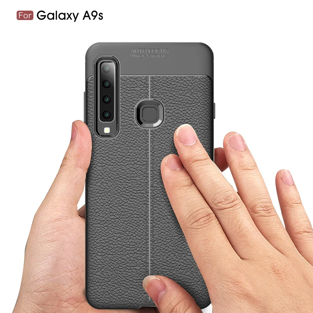 

HYAIZLZ Phone Case for Galaxy A9s Luxury Leather TPU Case A9s Back Cover For Samsung Galaxy A9 2018 Case Shell
