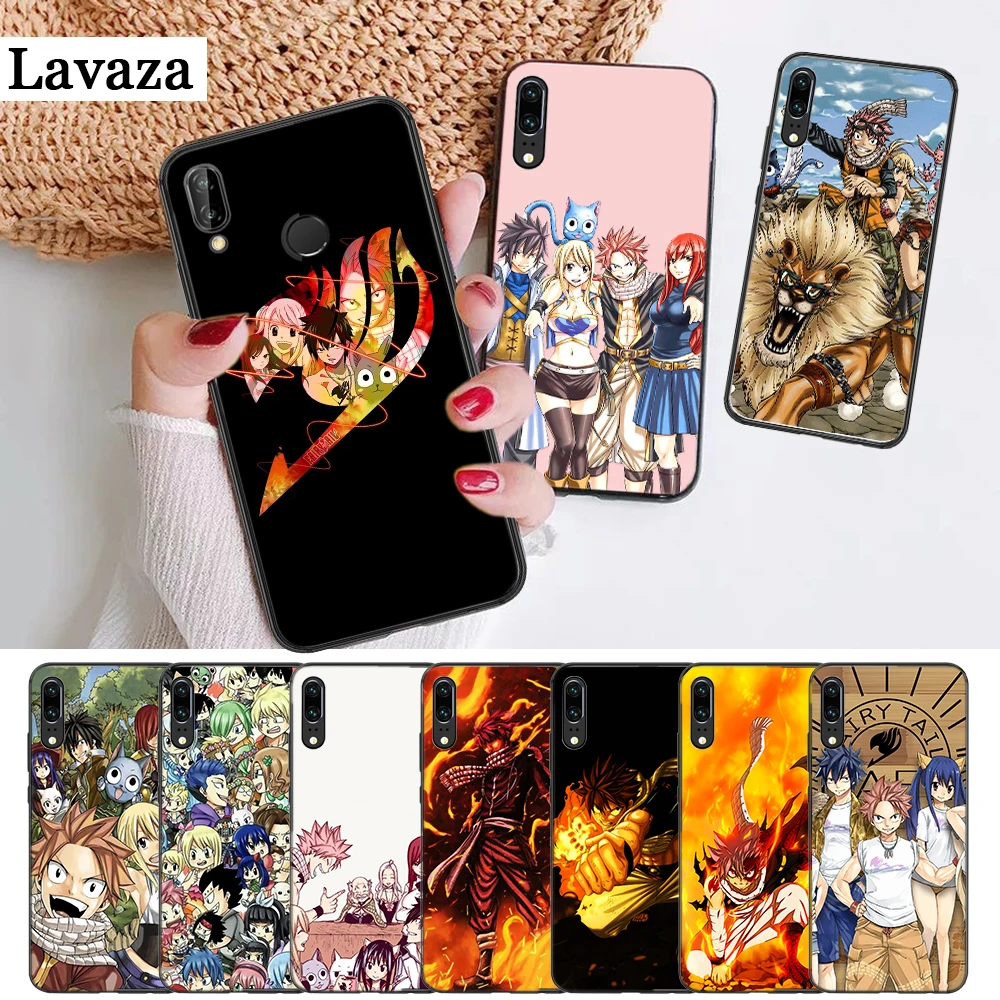

Lavaza Manga Fairy Tail Silicone Case for Huawei P8 Lite 2015 2017 P9 2016 Mimi P10 P20 Pro P Smart 2019 P30 Lite Pro