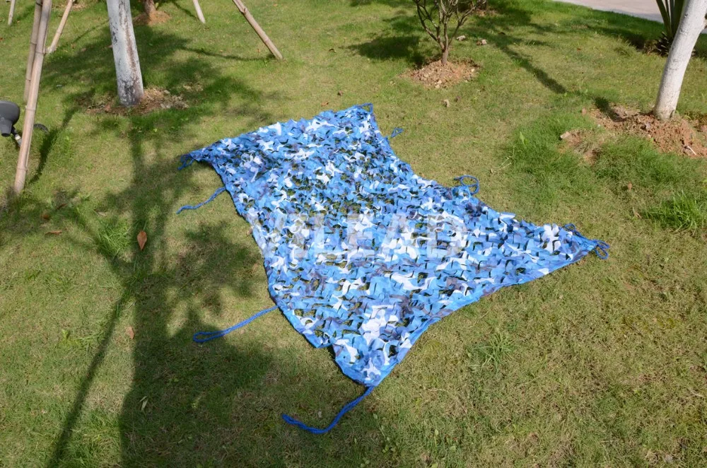 VILEAD 3.5 متر * 10 متر كامو المعاوضة الأزرق التمويه المعاوضة كامو قماش القنب ل شرفة المعاوضة العريشة المعاوضة الشمس المأوى سقف الديكور