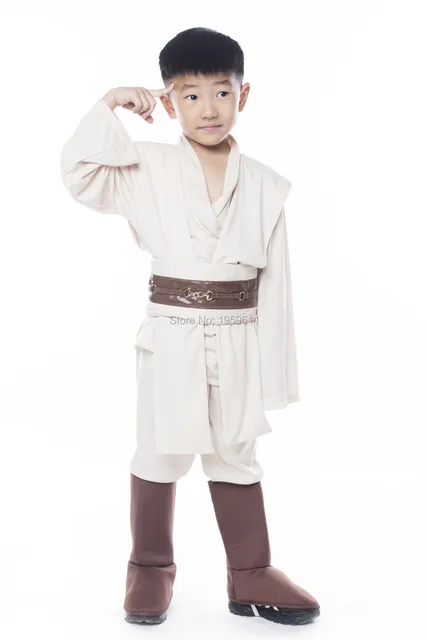 kids star wars robe jedi sith cosplay tunic costume obi anakin jedi