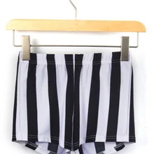 Восточное трикотажное X-115, новинка, вертикальные полосатые шорты, шорты, черные белые полосатые сексуальные шорты