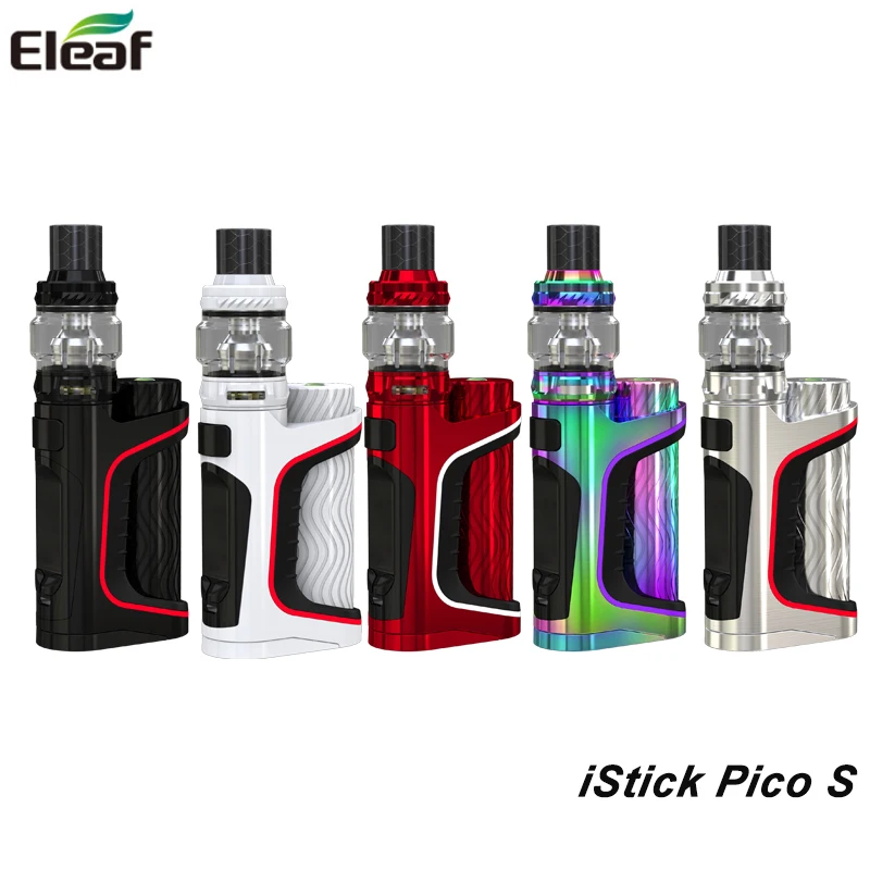 Электронная сигарета Eleaf iStick Pico S Kit Box Mod Vape 100 Вт Аватар с AVB 21700 батарея ELLO VATE Tank 6 5