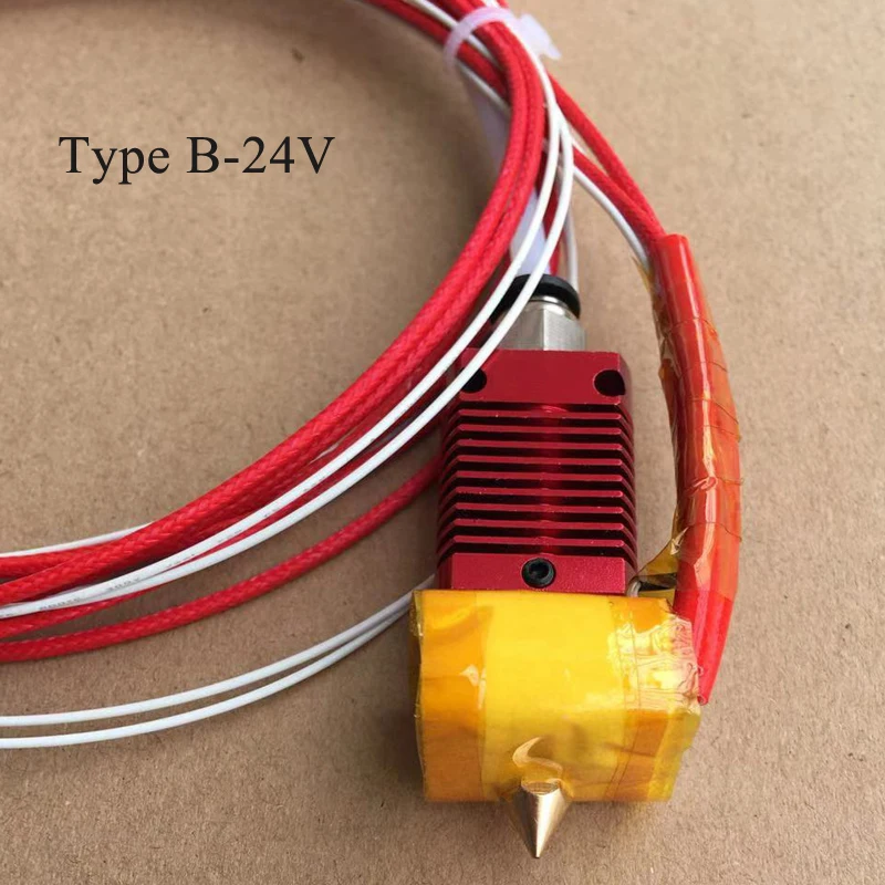 Полностью металлический j-головка MK10 Hotend CR10 Hotend Ender 3 профессиональный принтер экструдер Горячий Конец комплект нити 1,75 мм Nozzel части 3d принтера