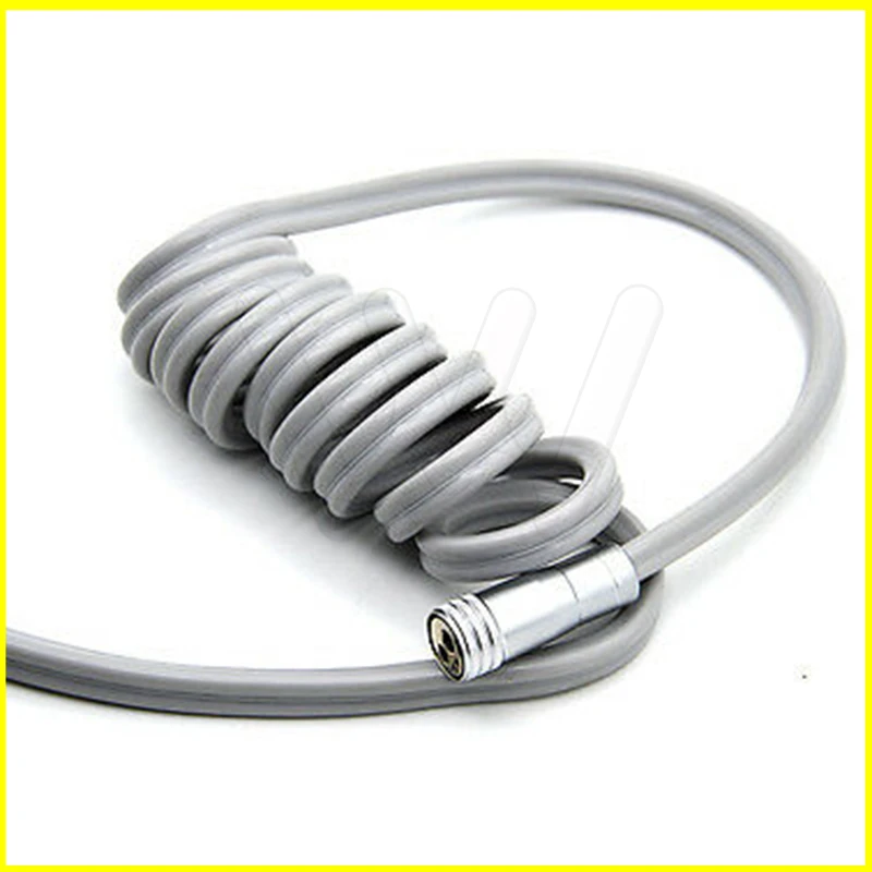 

1Pc Dental Spiral Tube composite pipe 4-hole Dental Handpiece Hose with Adaptor