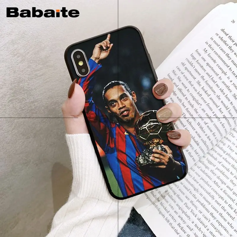 Babaite Ronaldinho ТПУ мягкий резиновый чехол для телефона чехол для iPhone XS XR XSMax 6 6S 7 7plus 8 8Plus Xs 5 5S 5c SE 11 11pro 11promax