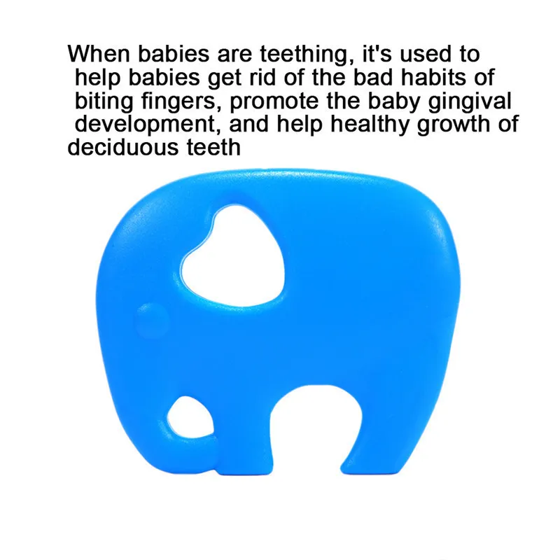 Newborn Baby Food Grade Silicone Giraffe Teething Pacifier Clip Teether Toy SK
