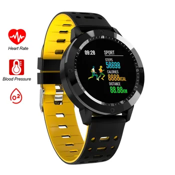 

Color LCD Smart Watch IP67 Waterproof Tempered Glass Activity Fitness Tracker Heart Rate Monitor Sports Smart Bracelet Band
