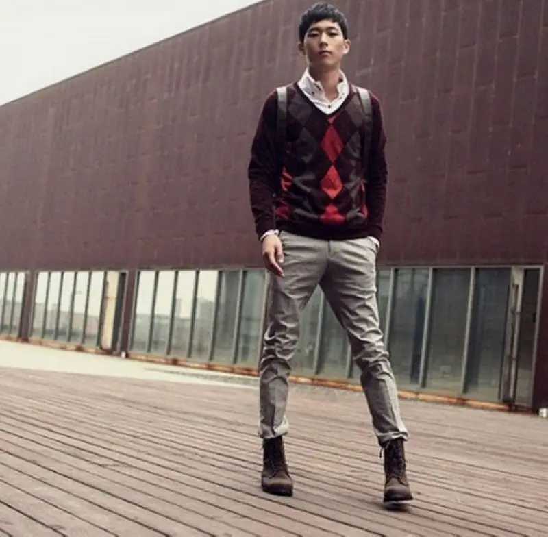 lace up boots mens fashion