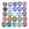 10pcs/lot New Snap Jewelry Vintage Flowers 18mm Glass Snap Buttons Fit Leather Snap Button Bracelet Buttons Jewelry ► Photo 3/6