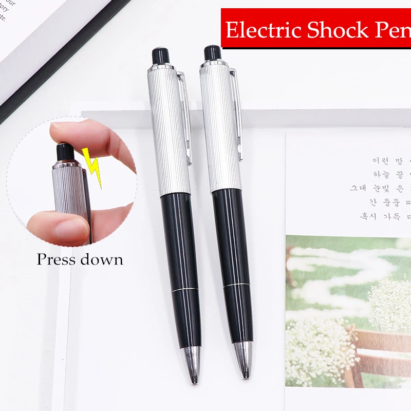 Electric Shock Pen Toy Utility Gadget Gag Joke Prank Trick Gift Novelty D8K1