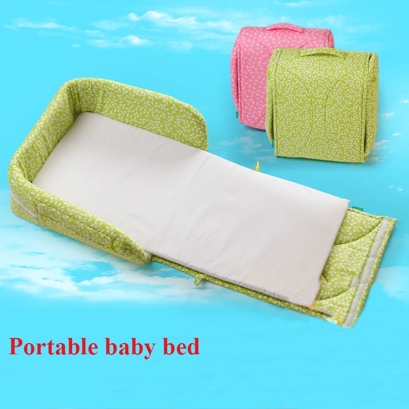 Portable folding baby bed bed newborn child bed multifunctional bb baby