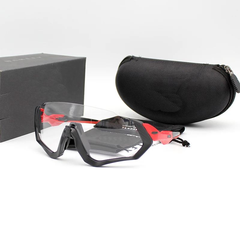 Фотохромные велосипедные очки UV400 Спортивные солнечные очки для верховой езды, бега, Обесцвечивающие очки, мужские и женские очки для горного велосипеда, велосипедные очки