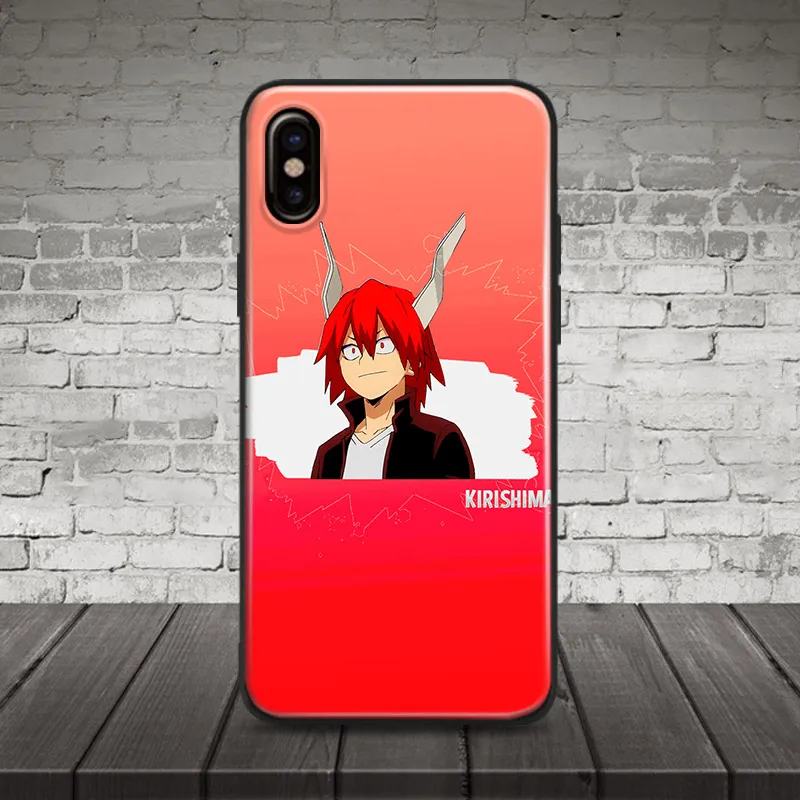 

Boku no Hero Academia Eijiro Kirishima Soft Silicone Phone Case Cover For Apple iPhone 5 5s Se 6 6s 7 8 Plus X XR XS MAX