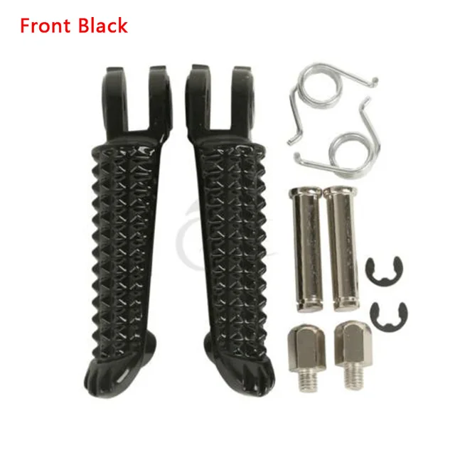 Motorcycle Footrests Foot pegs Rear Front For Yamaha YZF R1 1998-2024 R6 2003-2020 YZF R6S R1M 3
