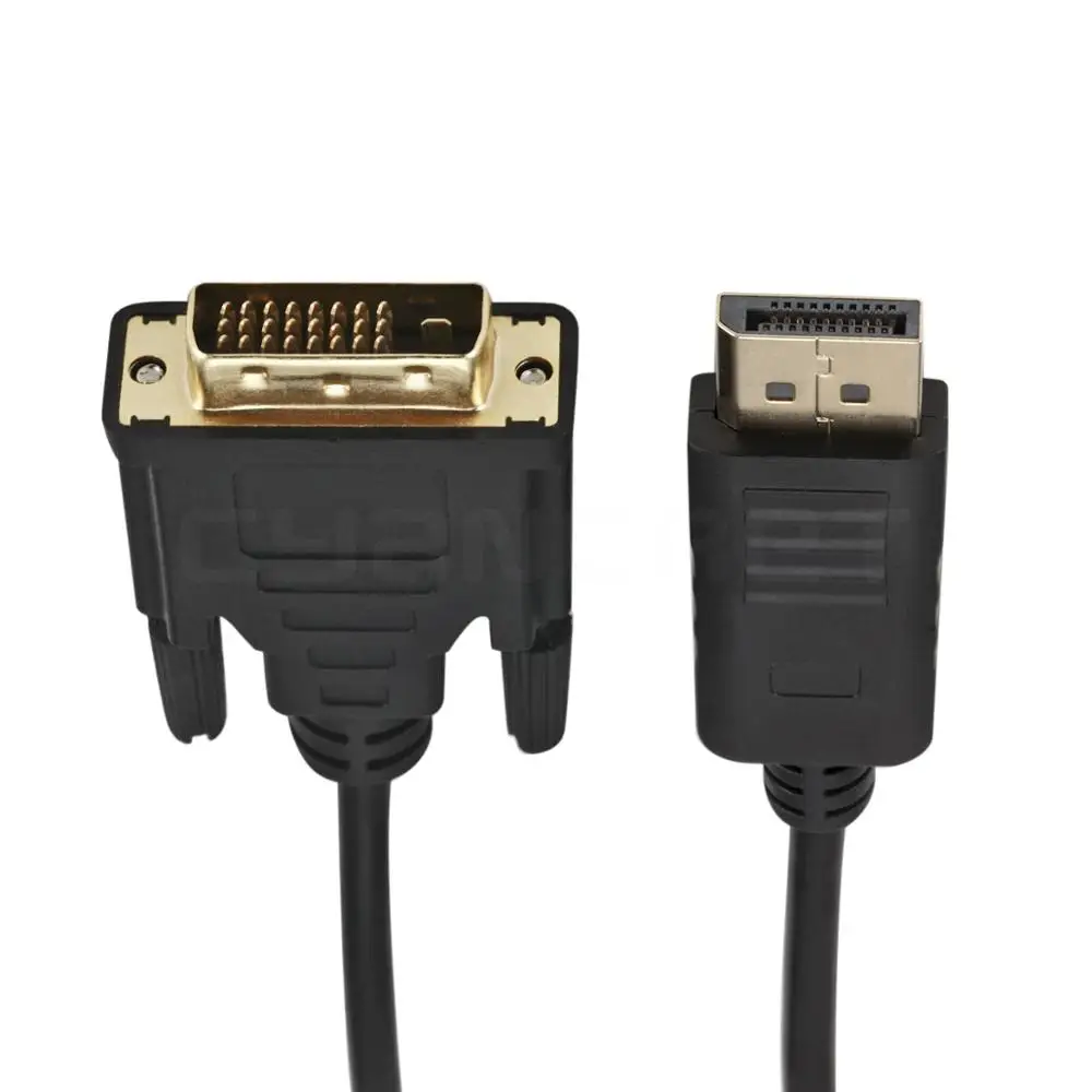 Video Cable Displayport DP to DVI Cable 1.8M Male-Male Transmits HD Video to Displays for HDTV Monitor Projector Support 1080P Video Cable Displayport DP to DVI Cable 1.8M Male-Male Transmits HD Video to Displays for HDTV Monitor Projector Support 1080P