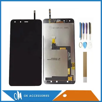 

5.0 Inch For Highscreen Hercules LCD Display With Touch Screen Digitizer Assembly High Quality Black Color With Tools Tape