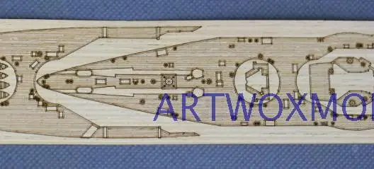 Aoshima ARTWOX 038673 Nagato battleship деревянная колода AW20141