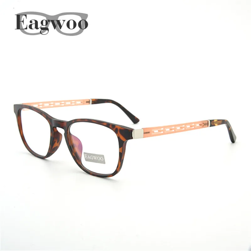 Eagwoo, Мужская винтажная оправа для очков, прописные оконные полые дужки, супер светильник, оптическая оправа, широкие очки для лица, очки, очки, 001A