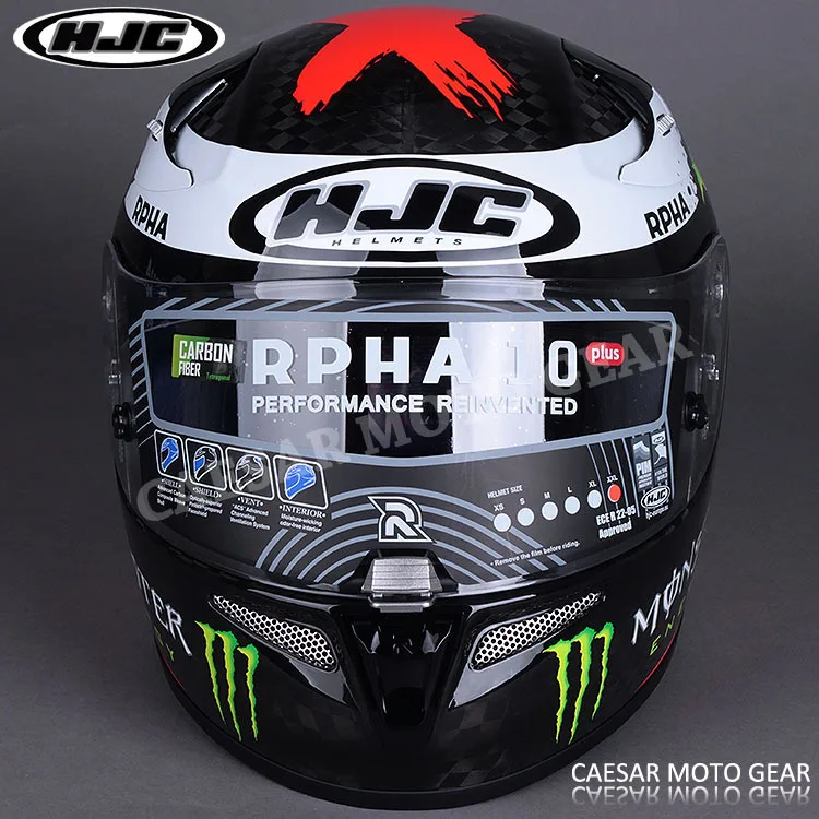 RPHA 10 Jorge Lorenzo Replica double lens carbon fiber racing motorcycle band airbag moto cross helmets _ - AliExpress Mobile
