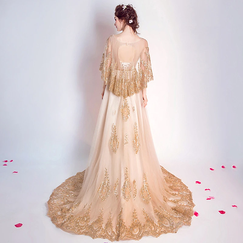 Роскошное Золотое вечернее платье длинное Abendkleider Robe De Soiree Abiye Gece Elbisesi Avondjurk платья