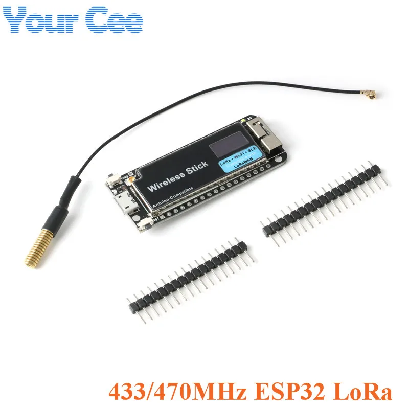 433 470MHz ESP32 LoRa OLED Display Development Board Wireless Stick SX1276 LoRaWAN Protocol WIFI BLE with Antenna For Arduino (4)