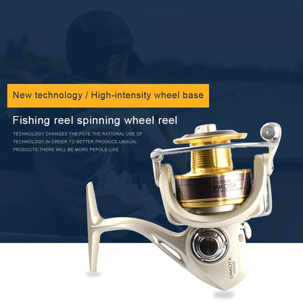 Metal Body Spinning Fishing Reel 6 Bearings Metal Carp Fishing Wheel Spinning Reel For Fishing Accessories