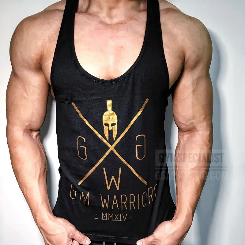 

2018 New Arrivals Men Gyms Tank Top Bodybuilding Sleeveless Brand Casual Shirts men's Hot Selling Cultivate One's Morality vest