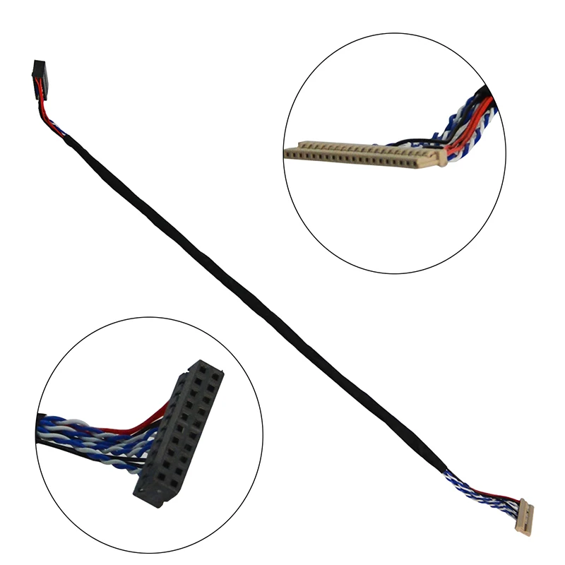 Кабель 20Pin LVDS для платы управления ЖК дисплеем 1ch 6 бит 20 контактов 1024x768 XGA 14 1 дюйма