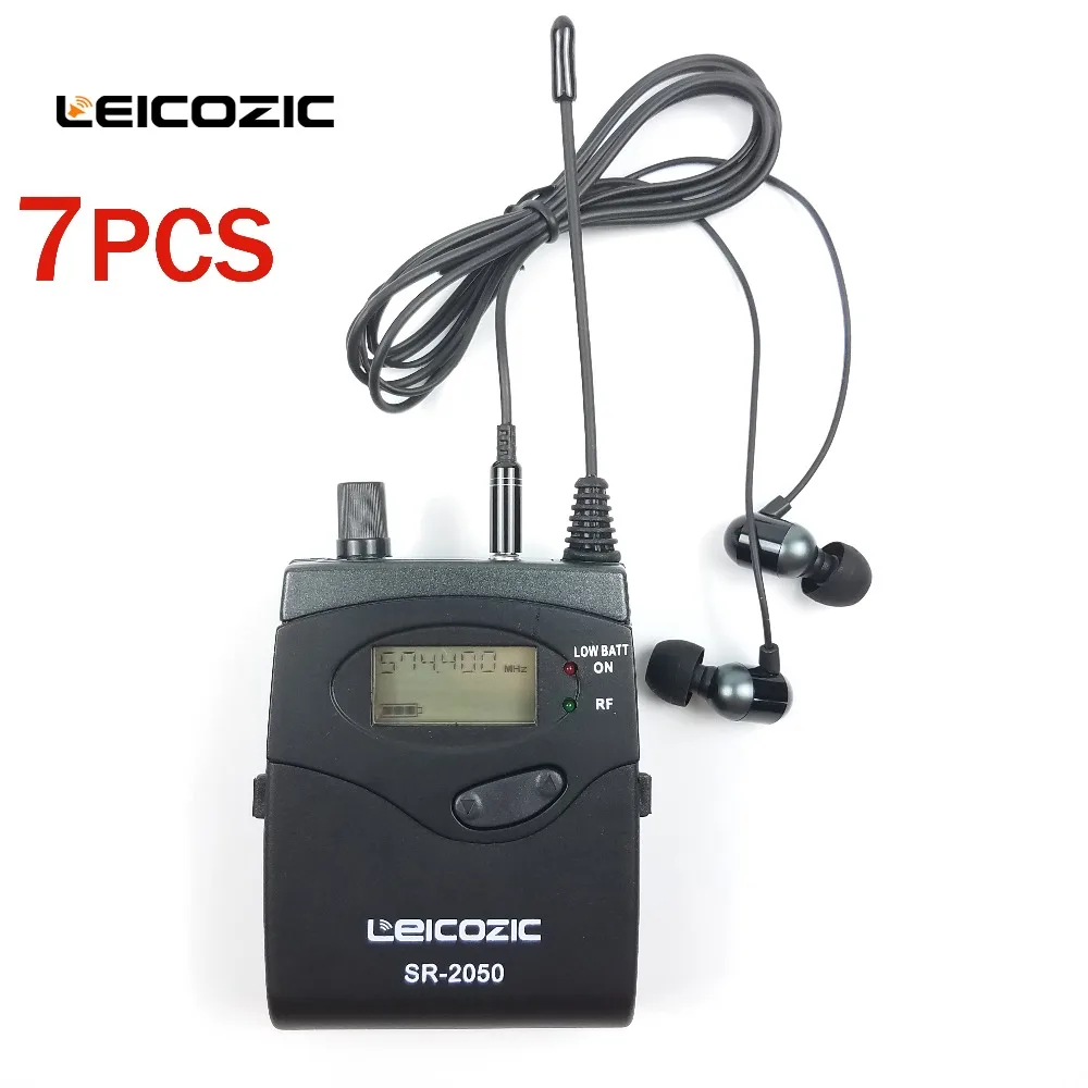 

Leicozic 7pcs receivers for sr2050 in ear monitor wireless system stage equipments monitor iem dj equipments musical instruments