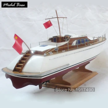 

Wooden Ship Models Kits DIY Educational Model Boats Wooden 3d Laser Cut Scale 1/32 Luxury Yacht Wooden Model Kit "Blue Knights"
