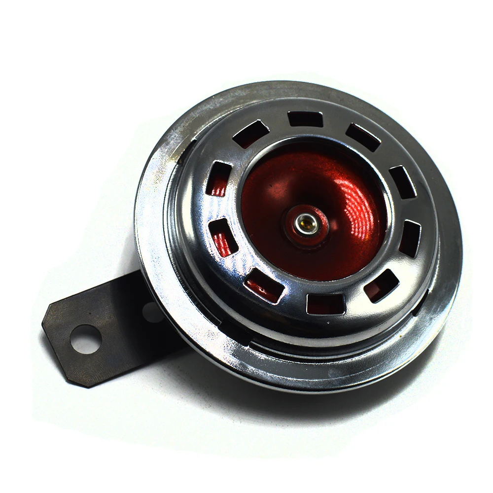 

Fast shipping Chrome plated New 12V Horn for Motorbike Motorcycle Chopper Scooter High Cost Performance Free shipping