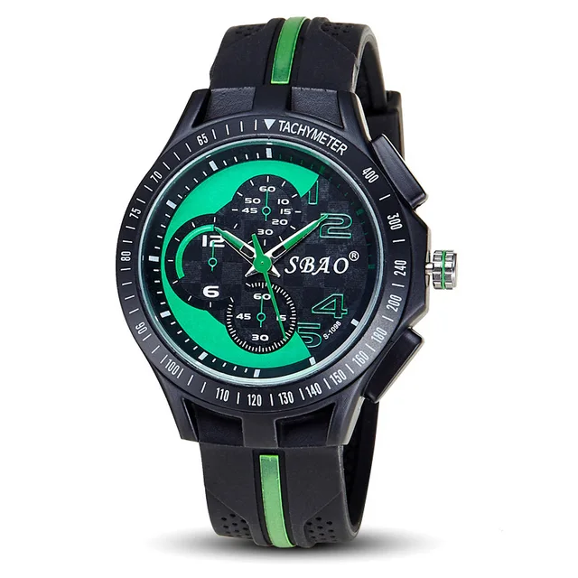 Automatic waterproof army military Watch Korean Men quartz big dial