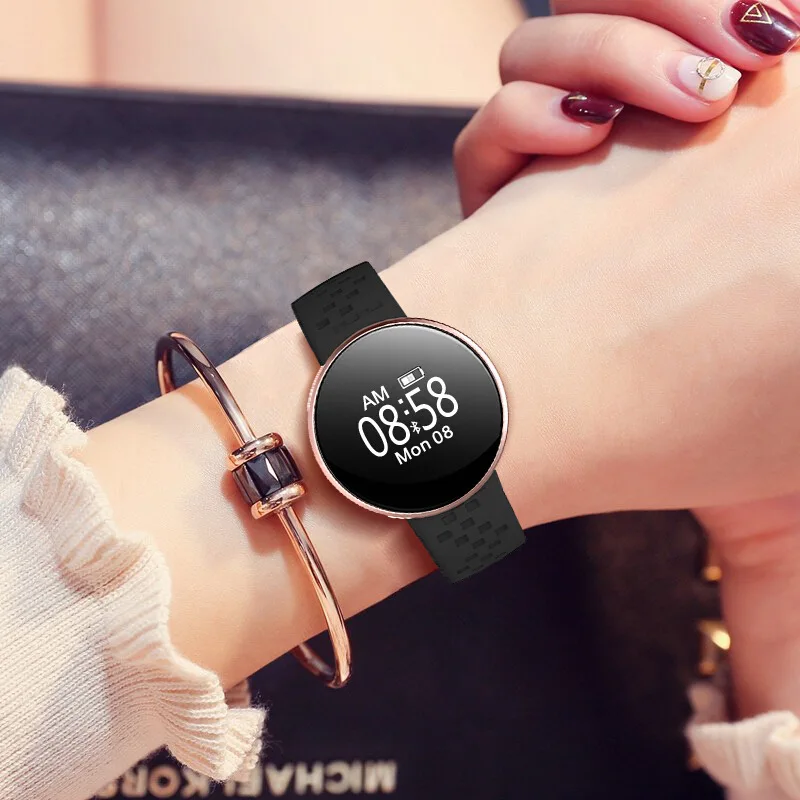 

Hot Smart Watch Women Sports Smart Bracelet Female Heart Rate Monitoring WeChat Reminds Bluetooth IP67 Waterproof reloj mujer