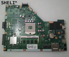 SHELI для ноутбука ASUS X55C X55VD материнская плата 2Гб REV 2,1/REV 2,2 60-N0OMB1100