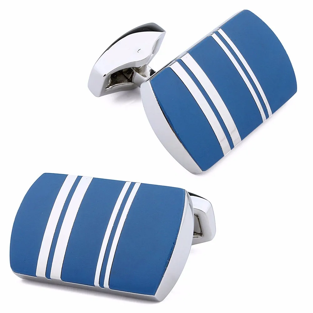 Buy HAWSON High Quality Cufflinks Blue Enamel Best